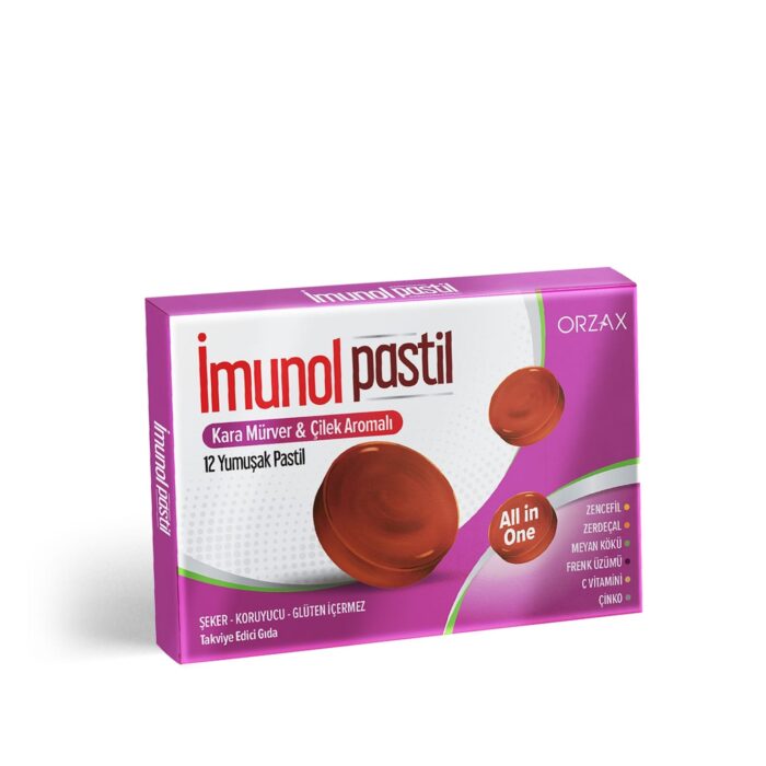 IMUNOL LOZENGE -BLACK ELDERBERRY & STRAWBERRY FLAVOR