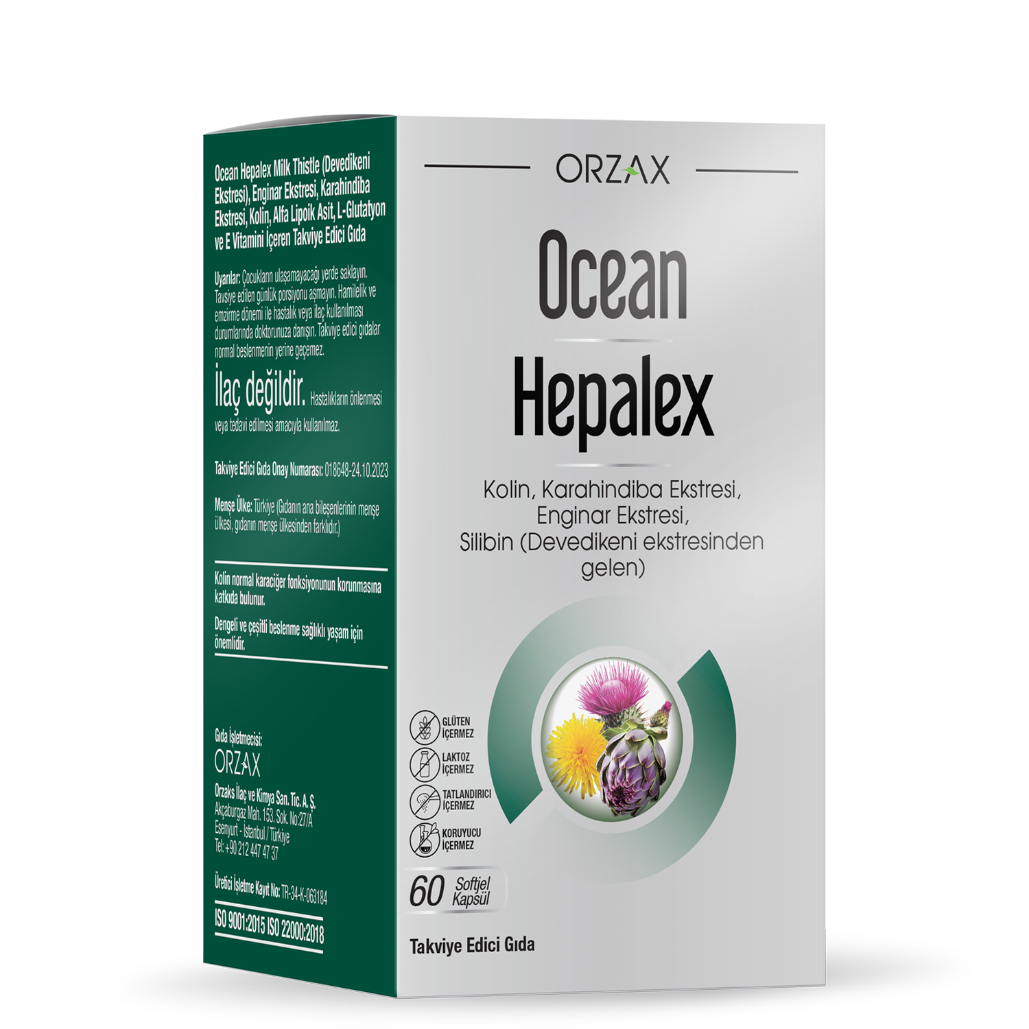 Ocean Hepalex (60 Kapsül) - Orzax