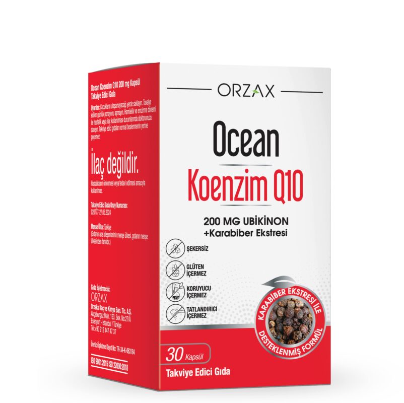 okkun01310　1104545 Ocean Koenzim Q10 (30 Kapsül) 200 mg - Orzax