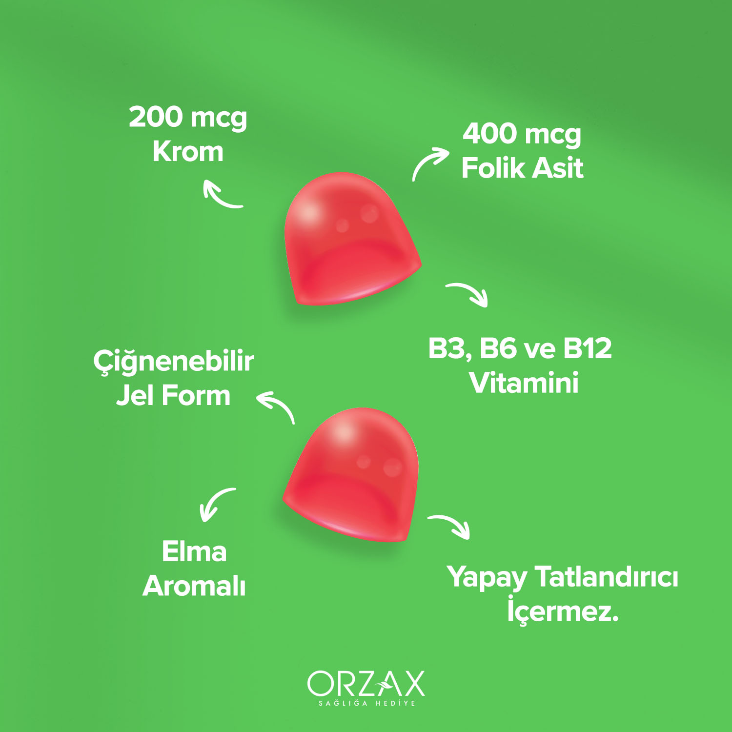 Ocean Gummies Apple Cider Vinegar - Orzax
