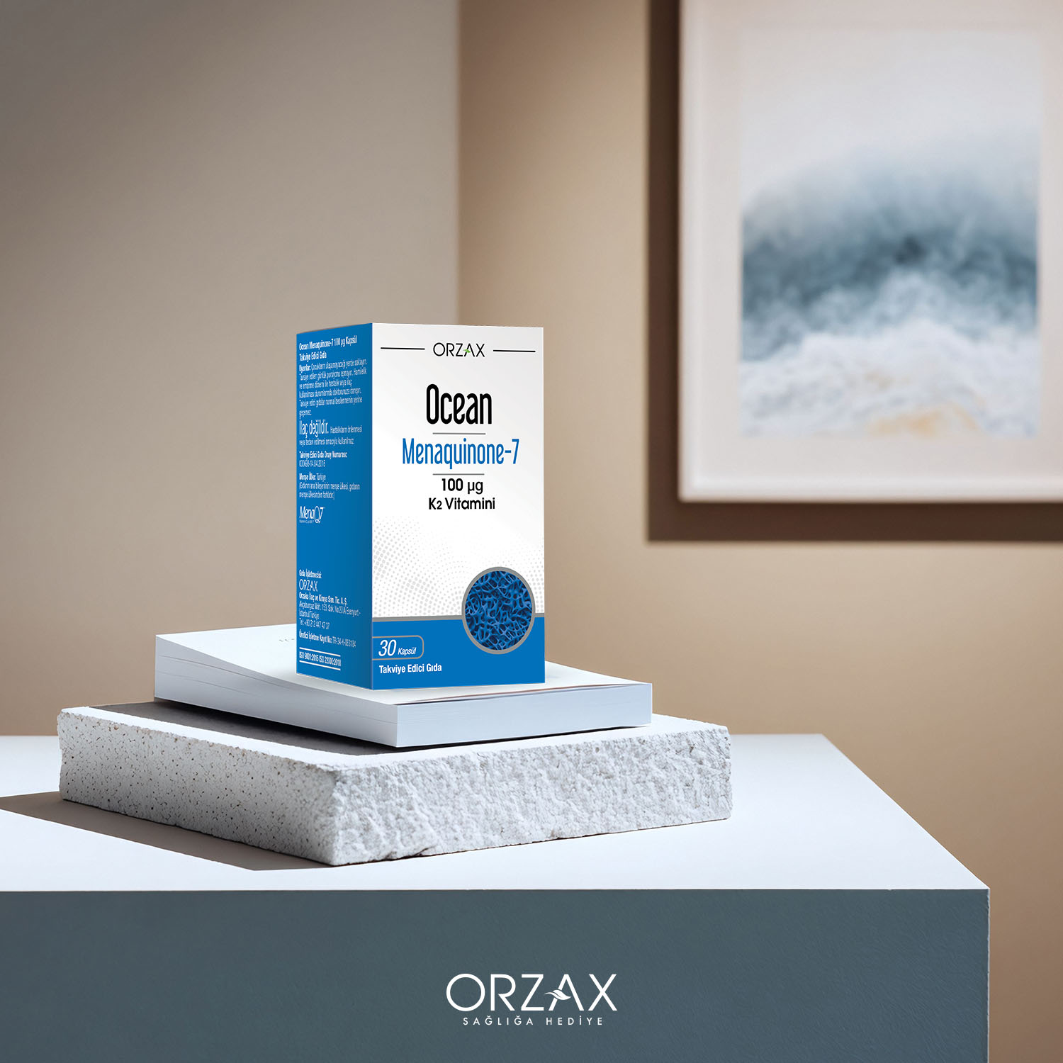 Ocean Menaquinone-7 Bitkisel Kapsül - Orzax