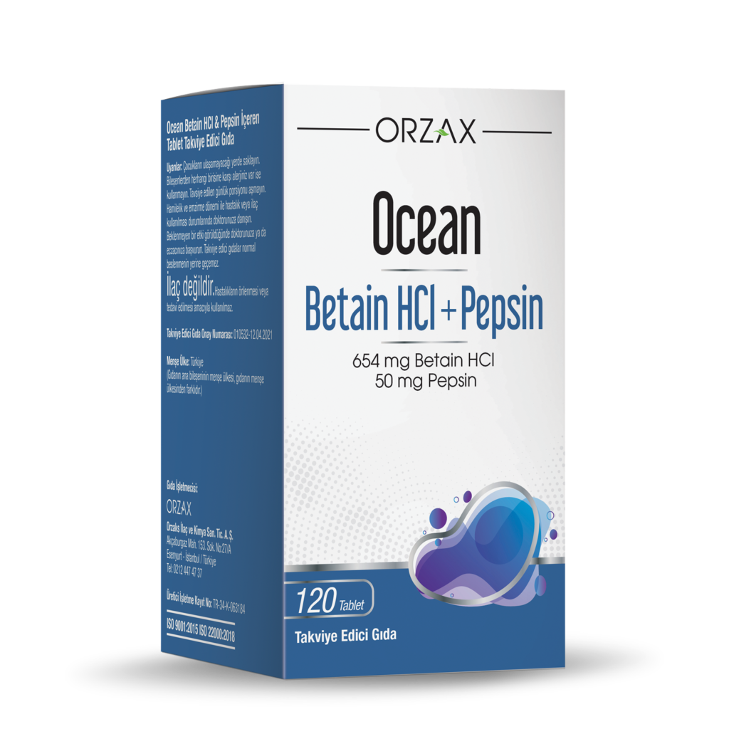 Ocean Betain HCl+Pepsin Tablet