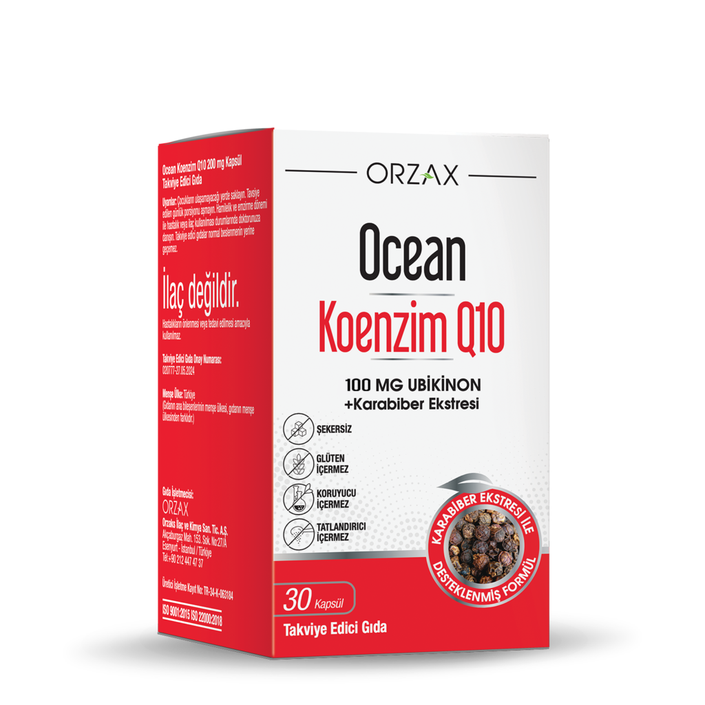 Ocean Koenzim Q10 100 mg Kapsül