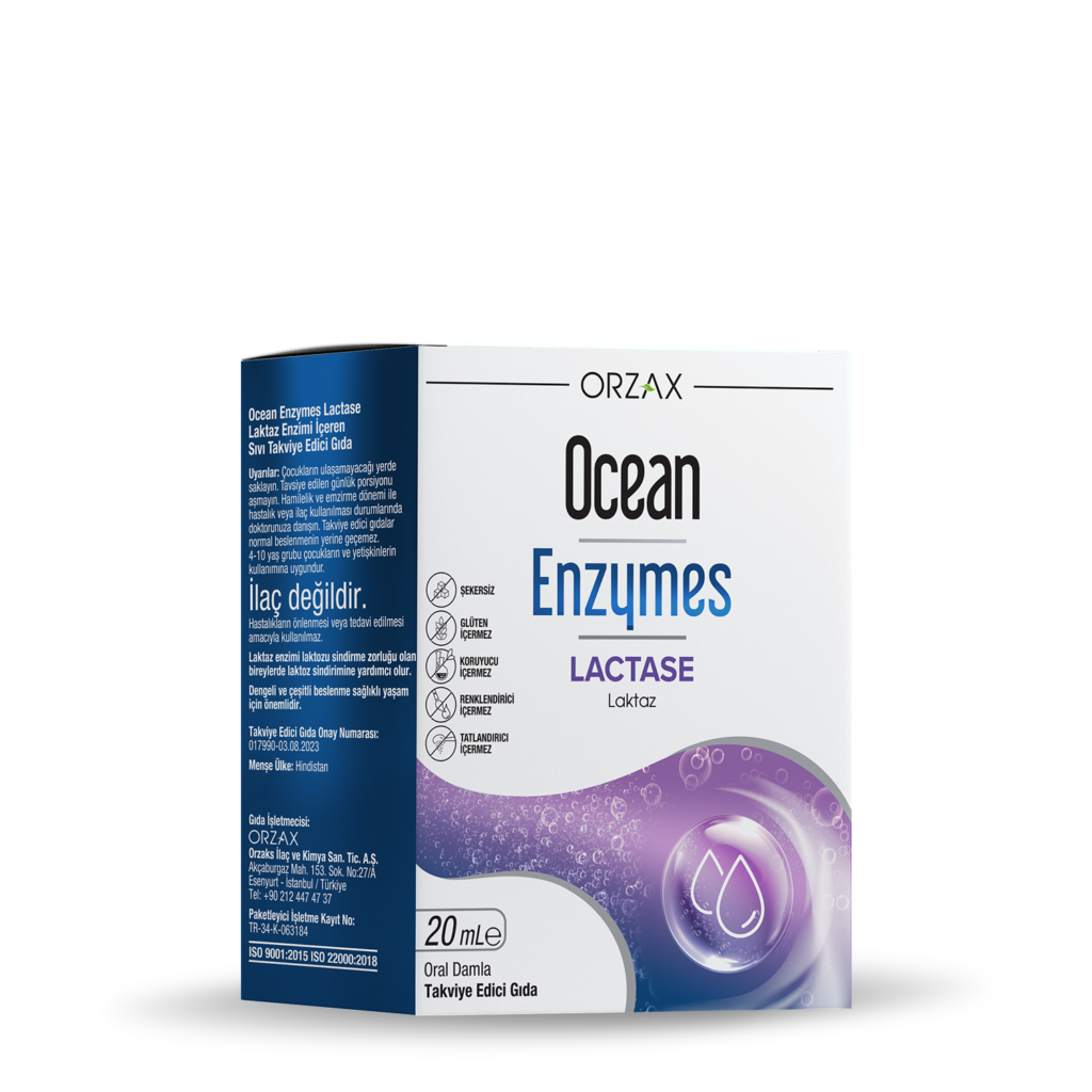 Ocean Enzymes Lactase Damla 20 ml