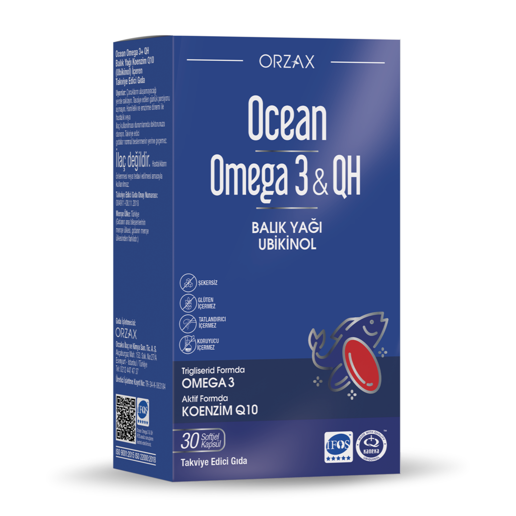 Ocean Omega 3 & QH 30 Softjel Kapsül