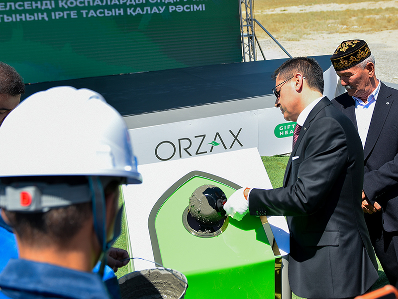 Kazakistan’da Orta Asya’nın En Büyük Üretim Üssünün Temellerini Attık